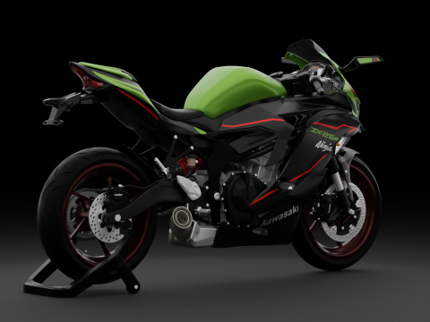 2020 - Kawasaki Ninja ZX-25R First Gen 3D Model