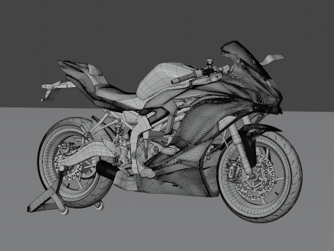 2020 - Kawasaki Ninja ZX-25R First Gen 3D Model