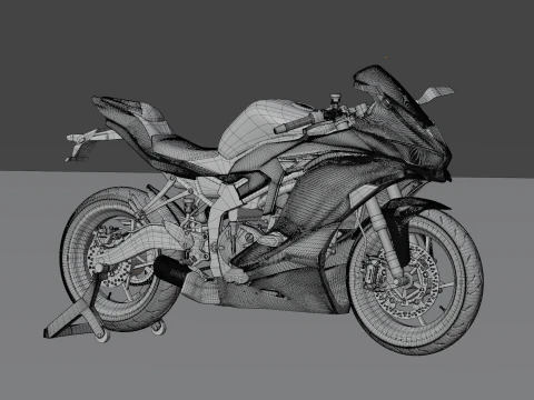 2020 - Kawasaki Ninja ZX-25R First Gen 3D Model