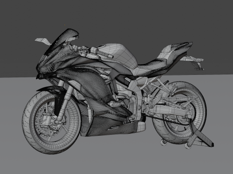2020 - Kawasaki Ninja ZX-25R First Gen 3D Model