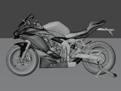 2020 - Kawasaki Ninja ZX-25R First Gen 3D Model
