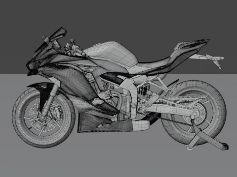 2020 - Kawasaki Ninja ZX-25R First Gen 3D Model
