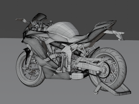 2020 - Kawasaki Ninja ZX-25R First Gen 3D Model
