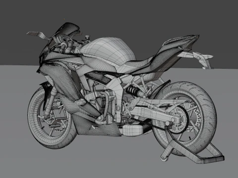 2020 - Kawasaki Ninja ZX-25R First Gen 3D Model