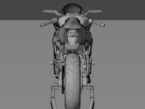 2020 - Kawasaki Ninja ZX-25R First Gen 3D Model