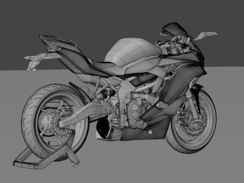 2020 - Kawasaki Ninja ZX-25R First Gen 3D Model