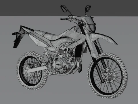 2019 - Yamaha WR155R 3D Model