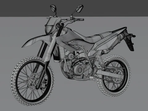 2019 - Yamaha WR155R 3D Model