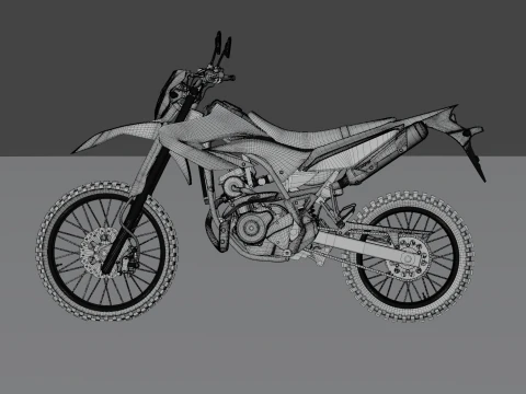 2019 - Yamaha WR155R 3D Model
