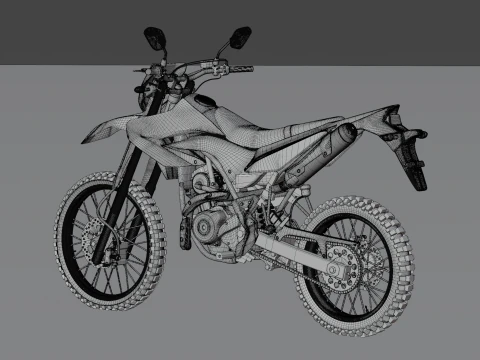 2019 - Yamaha WR155R 3D Model