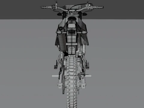 2019 - Yamaha WR155R 3D Model