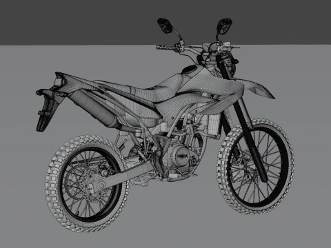 2019 - Yamaha WR155R 3D Model