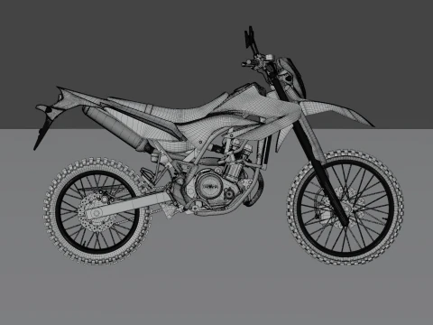 2019 - Yamaha WR155R 3D Model