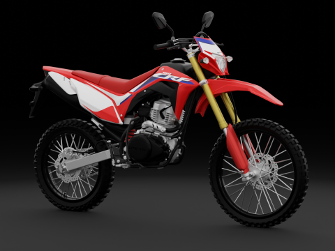 2017 Honda CRF150L 3D Model