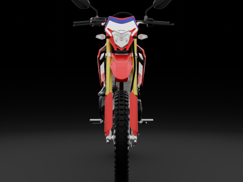 2017 Honda CRF150L 3Dモデル