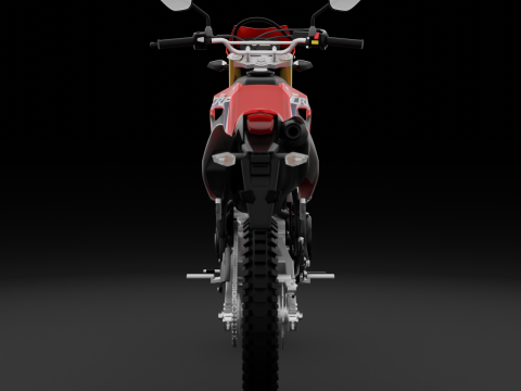 2017 Honda CRF150L 3Dモデル