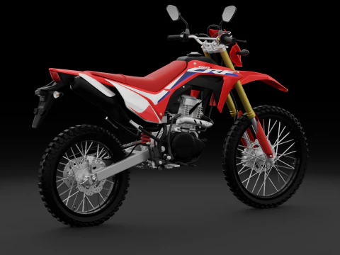 2017 Honda CRF150L 3D Model