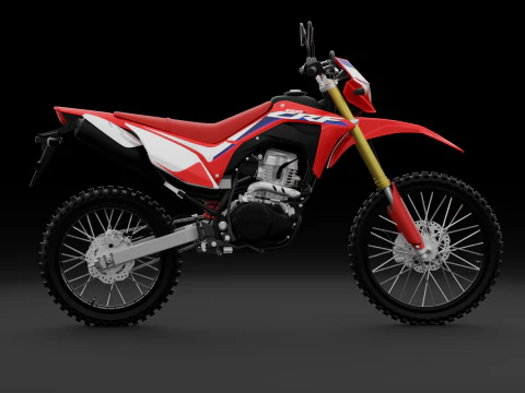 2017 Honda CRF150L 3D Model