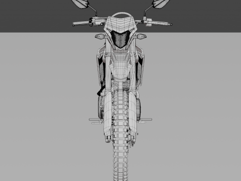 2017 Honda CRF150L 3Dモデル