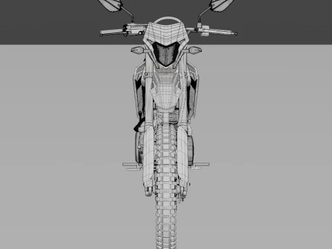 2017 Honda CRF150L 3D Model