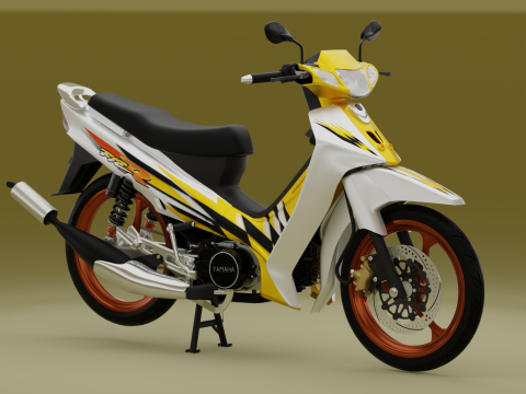 2000 - Yamaha F1Z R Yellow Millenium 3Dモデル