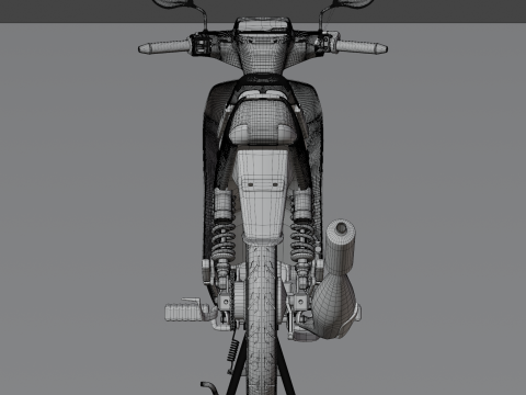 2000 - Yamaha F1Z R Yellow Millenium 3D Model