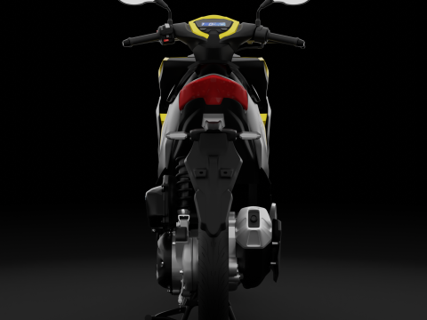 2024 - Honda New Vario 125 Malaysian Theme 3D Model