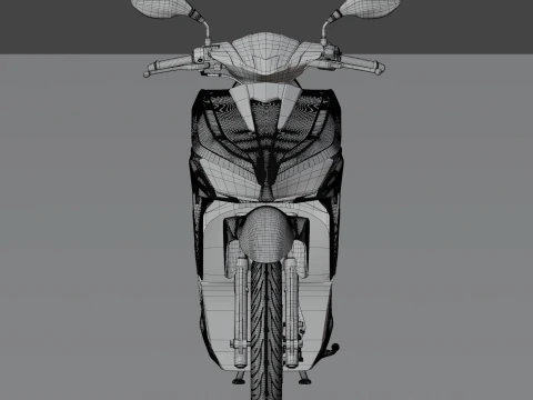 2024 - Honda New Vario 125 Tema da Mal&aacute;sia Modelo 3D