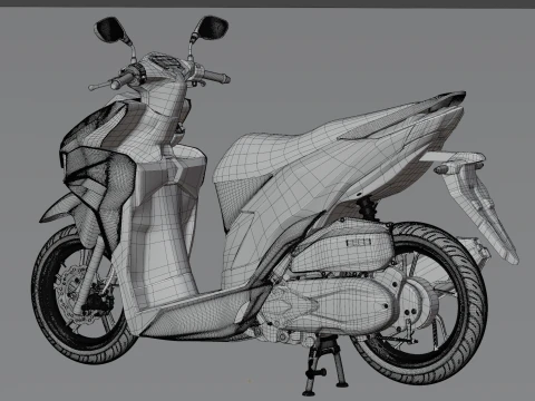 2024 - Honda New Vario 125 Tema da Mal&aacute;sia Modelo 3D