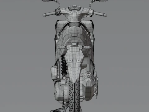 2024 - Honda New Vario 125 Tema da Mal&aacute;sia Modelo 3D