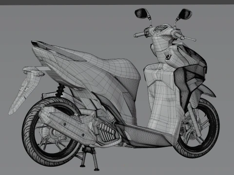 2024 - Honda New Vario 125 Tema da Mal&aacute;sia Modelo 3D