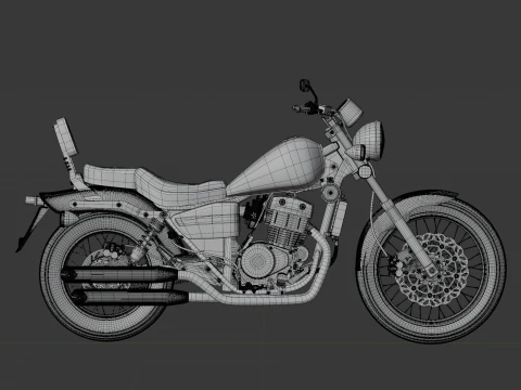 2020 - Benelli Pantagonian Eagle 250 3D Model