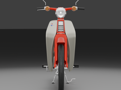 1969 - Honda C70 or Cub 70 3D Model