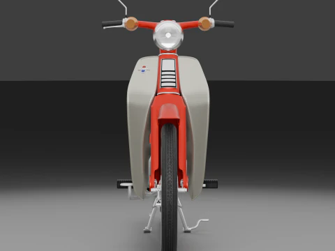 1969 - Honda C70 or Cub 70 3D Model