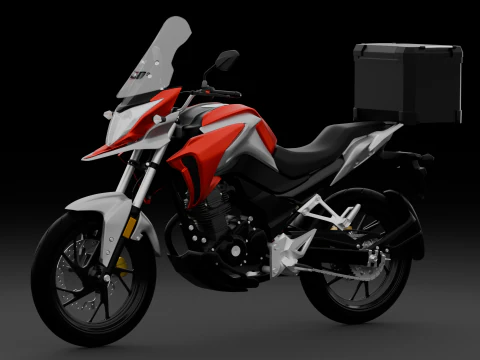 Wuyang Honda CB190X Tour 3D Model