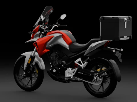 Wuyang Honda CB190X Tour 3D Model