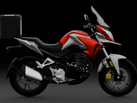 Wuyang Honda CB190X Tour 3D Model