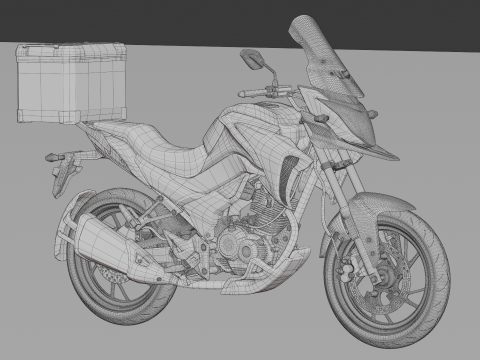 Wuyang Honda CB190X Tour 3D 模型