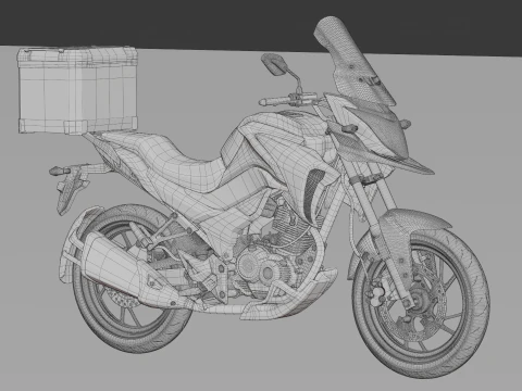 Wuyang Honda CB190X Tour 3D Model