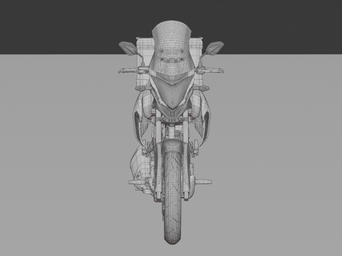Wuyang Honda CB190X Tour 3D 模型