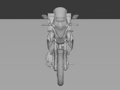 Wuyang Honda CB190X Tour 3D Model