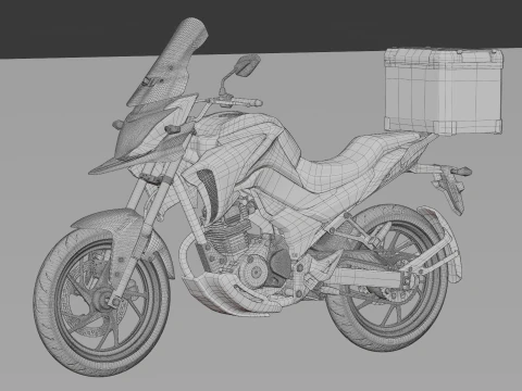 Wuyang Honda CB190X Tour 3D Model