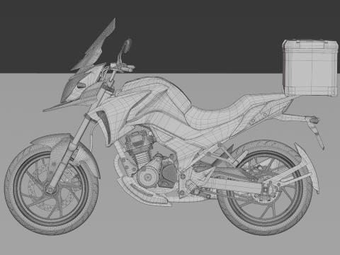 Wuyang Honda CB190X Tour 3D 模型
