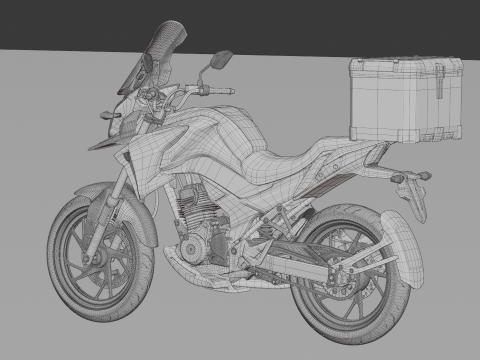 Wuyang Honda CB190X Tour 3D 模型
