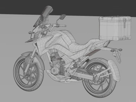 Wuyang Honda CB190X Tour 3D Model