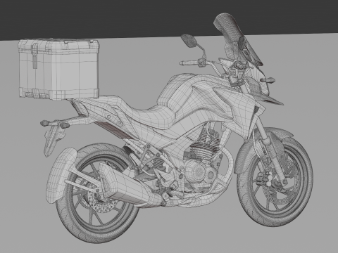 Wuyang Honda CB190X Tour 3D 模型