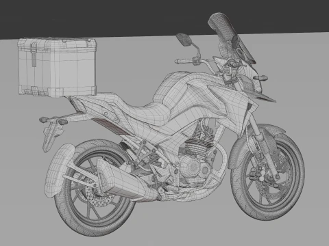 Wuyang Honda CB190X Tour 3D Model