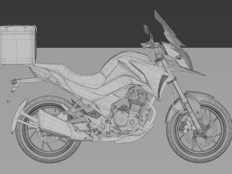 Wuyang Honda CB190X Tour 3D 模型