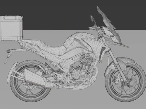 Wuyang Honda CB190X Tour 3D Model