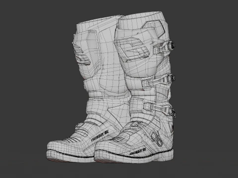 Gaerne SG22 Shoe 3D Model